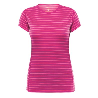 DEVOLD 180-216 512 BREEZE FUCHSIA STRIPES - termo triko