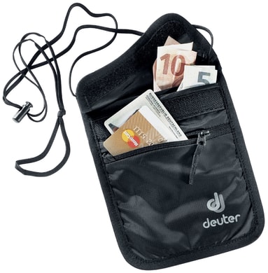 DEUTER Security Wallet II black - bezpečnostní kapsa