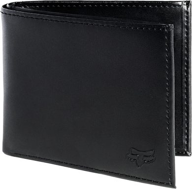 FOX Bifold Leather Wallet Black