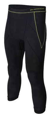 BLIZZARD Mens long pants, anthracite/neon yellow