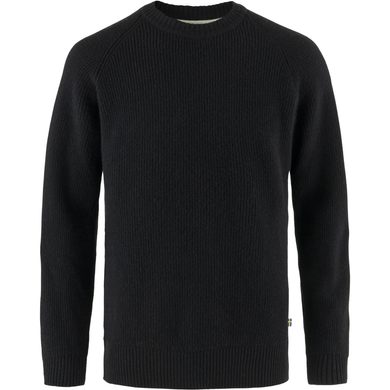 FJÄLLRÄVEN Övik Rib Sweater M, Black