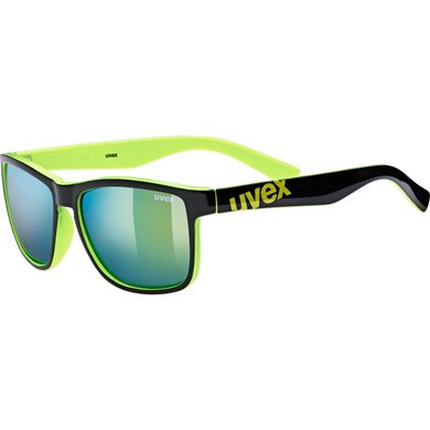 UVEX LGL 39, BLACK LIME/MIRROR YELLOW