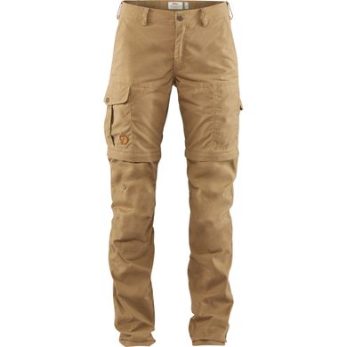 FJÄLLRÄVEN Karla Pro Zip-off Trousers, W Dark Sand