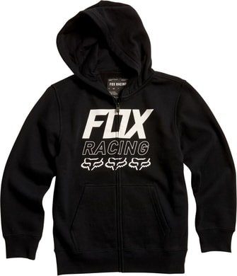 FOX Youth Overdrive Zip Fleece Black