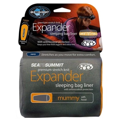 SEA TO SUMMIT Expander Liner Mummy (with Hood) Pacific blue