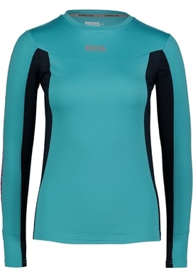 NORDBLANC NBFLF5892 LOVABLE bazénově modrá - dámské nordic tričko s dlouhým rukávem