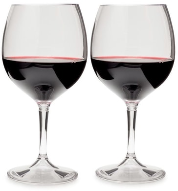 GSI OUTDOORS Nesting Red Wine Glass Set