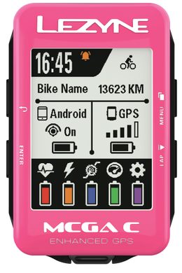 LEZYNE MEGA C GPS PINK