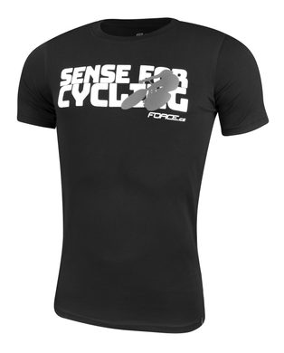 FORCE SENSE short sleeve,black,white print