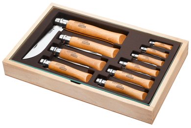 OPINEL Kolekce zavíracích nožů Carbon 10 ks