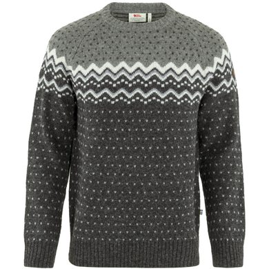 FJÄLLRÄVEN Övik Knit Sweater M Dark Grey-Grey