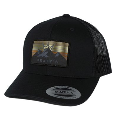 PEATYS 3 PEAKS SUNSET / BLACK (PPW-CAP-3PS-SSB)