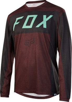 FOX Indicator Ls Moth Jersey, burgundy