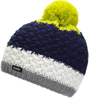 EISBÄR Dilita Pompon MÜ kids graumele/white/marine/lime