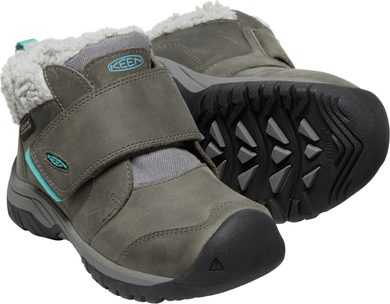 KEEN KOOTENAY IV MID WP CHILDREN, steel grey/porcelain