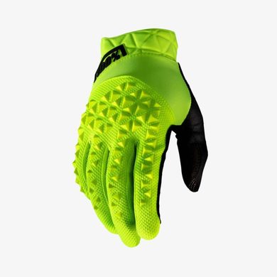 100% GEOMATIC Gloves Fluo Yellow