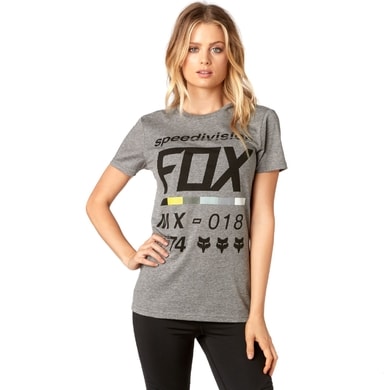 FOX Draftr SS Crew Tee Heather Grey