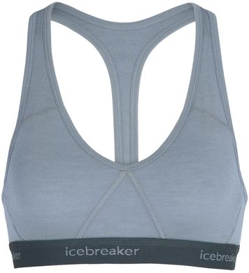 ICEBREAKER W SPRITE RACERBACK BRA - GRAVEL