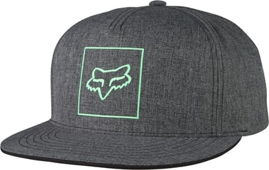 FOX Crass Snapback Heather Black