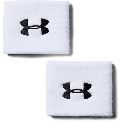 UNDER ARMOUR Performance Wristbands, white