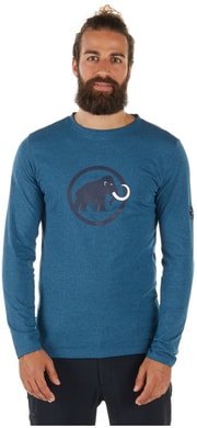 MAMMUT Mammut Logo Longsleeve Men Orion melange