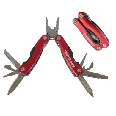 MUNKEES Multifunctional tools Red