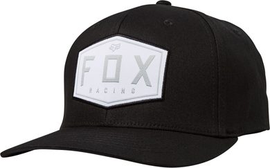 FOX Crest Flexfit Hat, Black