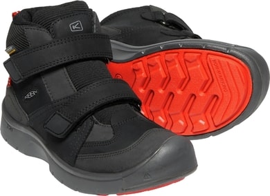 KEEN HIKEPORT MID STRAP WP Y black/bright red