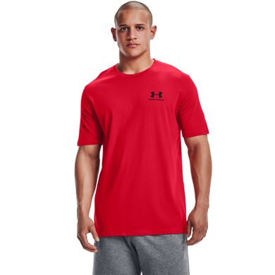 UNDER ARMOUR SPORTSTYLE LEFT CHEST SS, Red