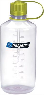 NALGENE Narrow Mouth 1000 ml Clear / Green Clos