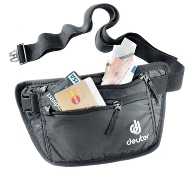 DEUTER Security Money Belt I black - bezpečnostní pásek na peníze