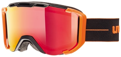 UVEX SNOWSTRIKE FM black-orange mat/mirror red