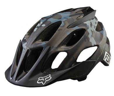 FOX 15930-247 FLUX CAMO Black como - cyklistická helma