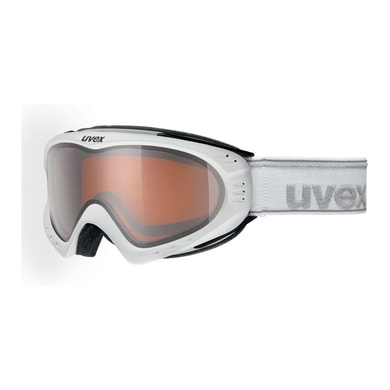 UVEX F2 POLA white mat/lasergold lite - bílé lyžařské brýle