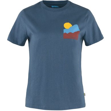 FJÄLLRÄVEN Nature T-shirt W Indigo Blue