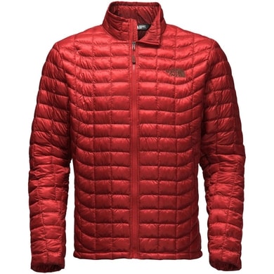 THE NORTH FACE Thermoball Full Zip Jacket, cardinal red