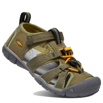 KEEN SEACAMP II CNX YOUTH military olive/saffron