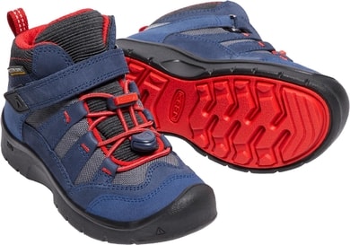 KEEN HIKEPORT MID WP K, dress blues/firey red