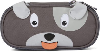 AFFENZAHN Pencil Case Dog David - grey