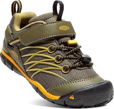 KEEN CHANDLER CNX WP K, dark olive/citrus