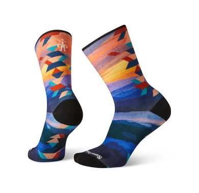 SMARTWOOL W CURATED ICY IZZY CREW, multi color