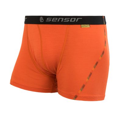 SENSOR MERINO AIR men's shorts dark orange