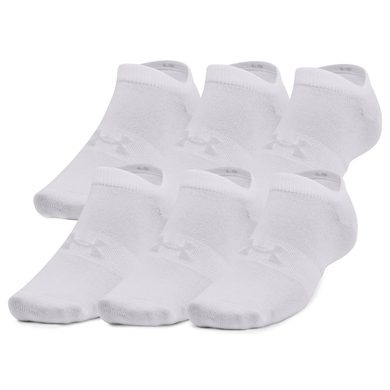 UNDER ARMOUR UA Essential No Show 6pk, White