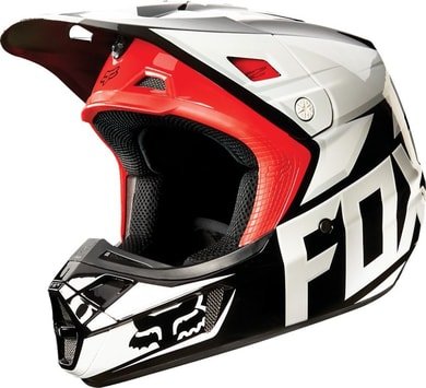 FOX 11081 001 V2 Race - pánská MX helma