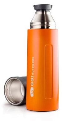 GSI OUTDOORS Glacier Stainless Vacuum Bottle 1l orange