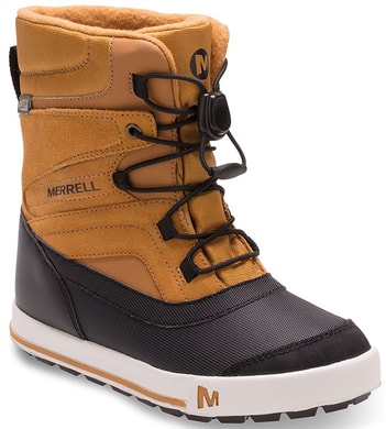 MERRELL SNOW BANK 2.0 WTRPF wheat/black - dětské zimní boty