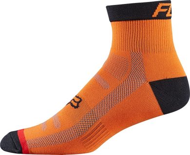 FOX 13434-824 TRAIL SOCK 4" Flo Orange - cyklistické ponožky