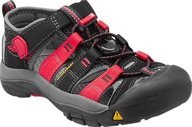 KEEN Newport H2 K, black/racing red - dětské sandály