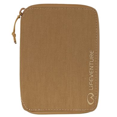 LIFEVENTURE RFiD Mini Travel Wallet; mustard