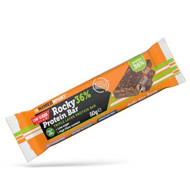 NAMEDSPORT ROCKY 36% PROTEIN BAR TRIPLE CHOCO - 50G